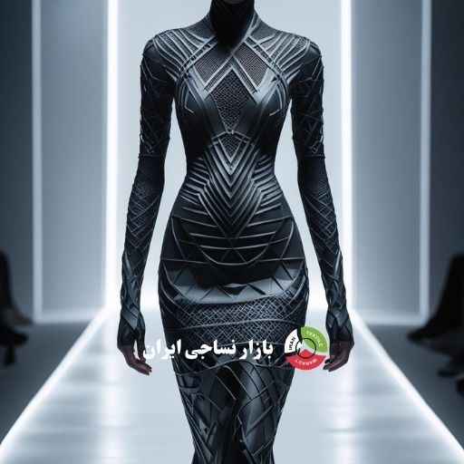 لباس زنانه طراحی‌شده با چاپگر سه‌بعدی در صنعت مد