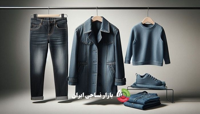 استفاده از پارچه جین در شلوار، مانتو و لباس کودک استفاده از پارچه جین در شلوار، مانتو و لباس کودک