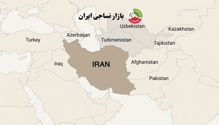 نقشه منطقهای با تمرکز بر ایران و کشورهای همسایه نقشه منطقهای با تمرکز بر ایران و کشورهای همسایه