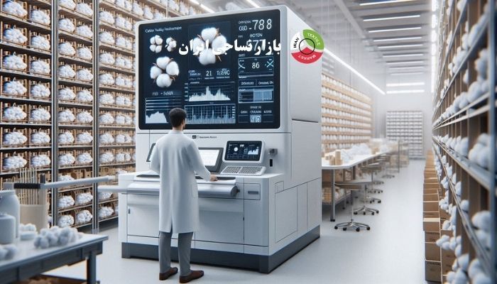 تست کیفیت نخ و الیاف با HVI و USTER عکس از دستگاه تست HVI