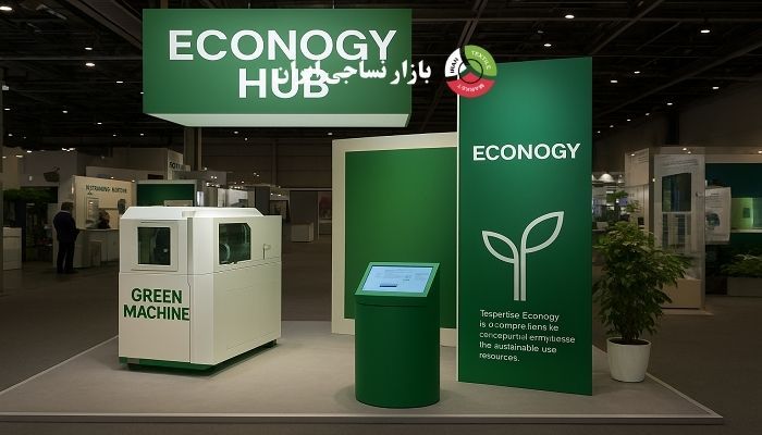 غرفه Econogy Hub با تمرکز بر پایداری در نساجی غرفه Econogy Hub با تمرکز بر پایداری در نساجی