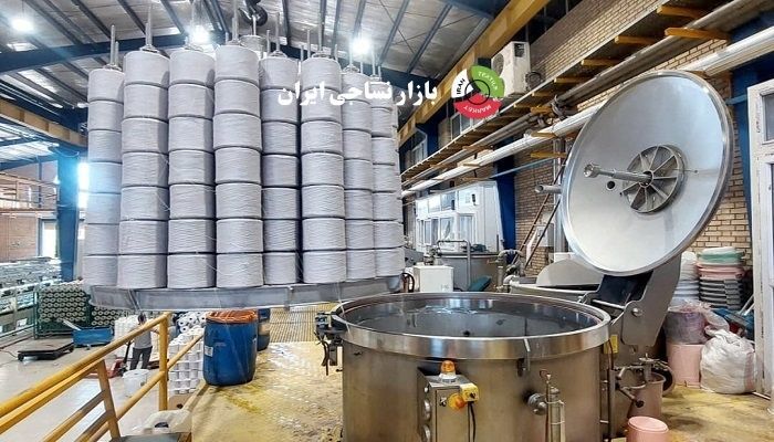 دیگ رنگرزی نخ پنبه ای در کارخانه رنگرزی دیگ رنگرزی نخ پنبه ای در کارخانه رنگرزی