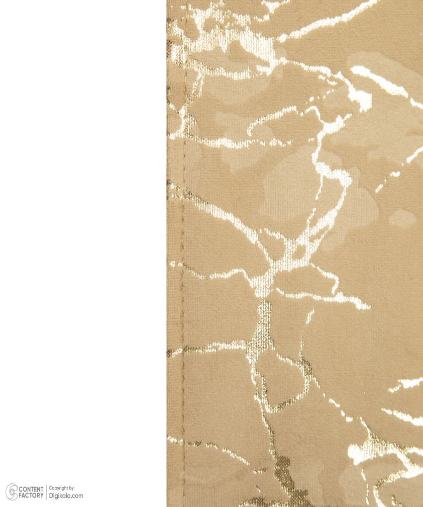 پنل پرده آماده مخمل طلاکوب نمونه دوخت