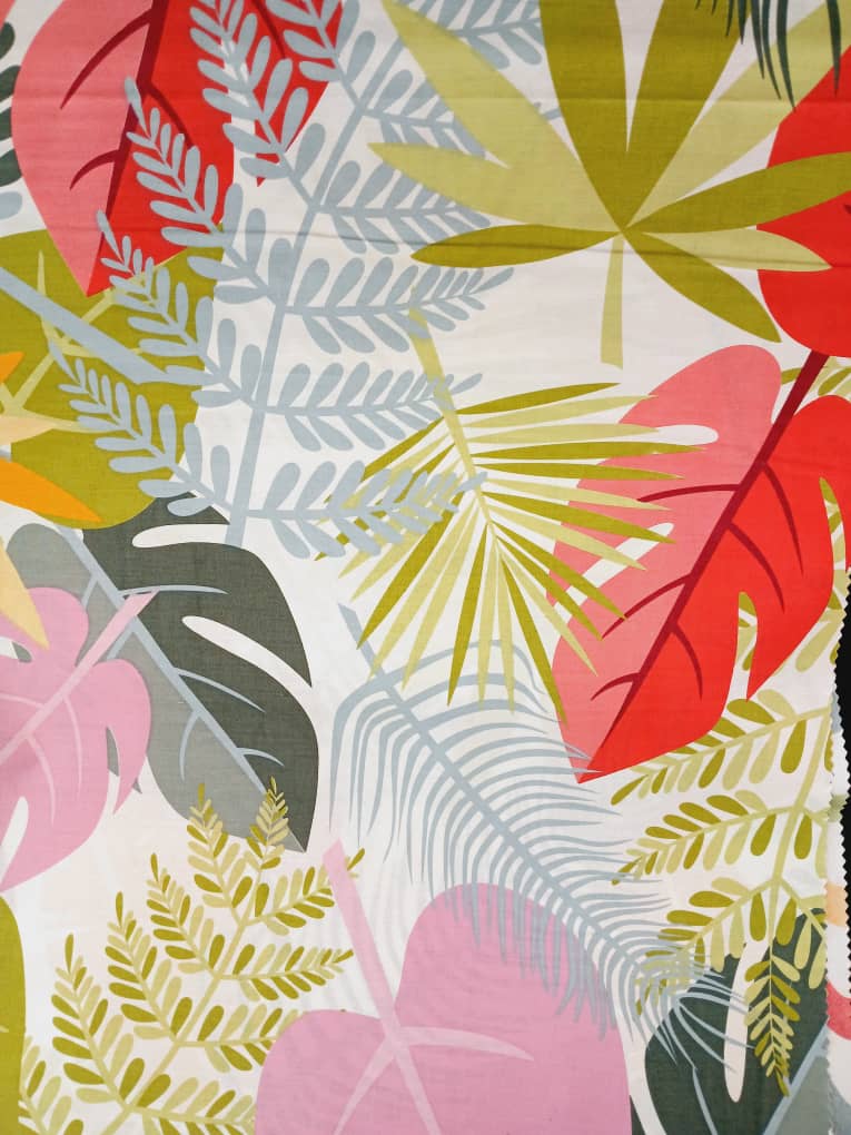 پارچه ملحفه ای طرح هاوایی 3 رویه