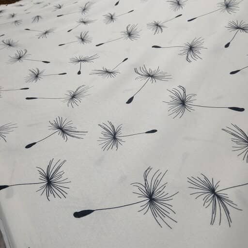 پارچه ملحفه ای طرح قاصدک 1 زیره