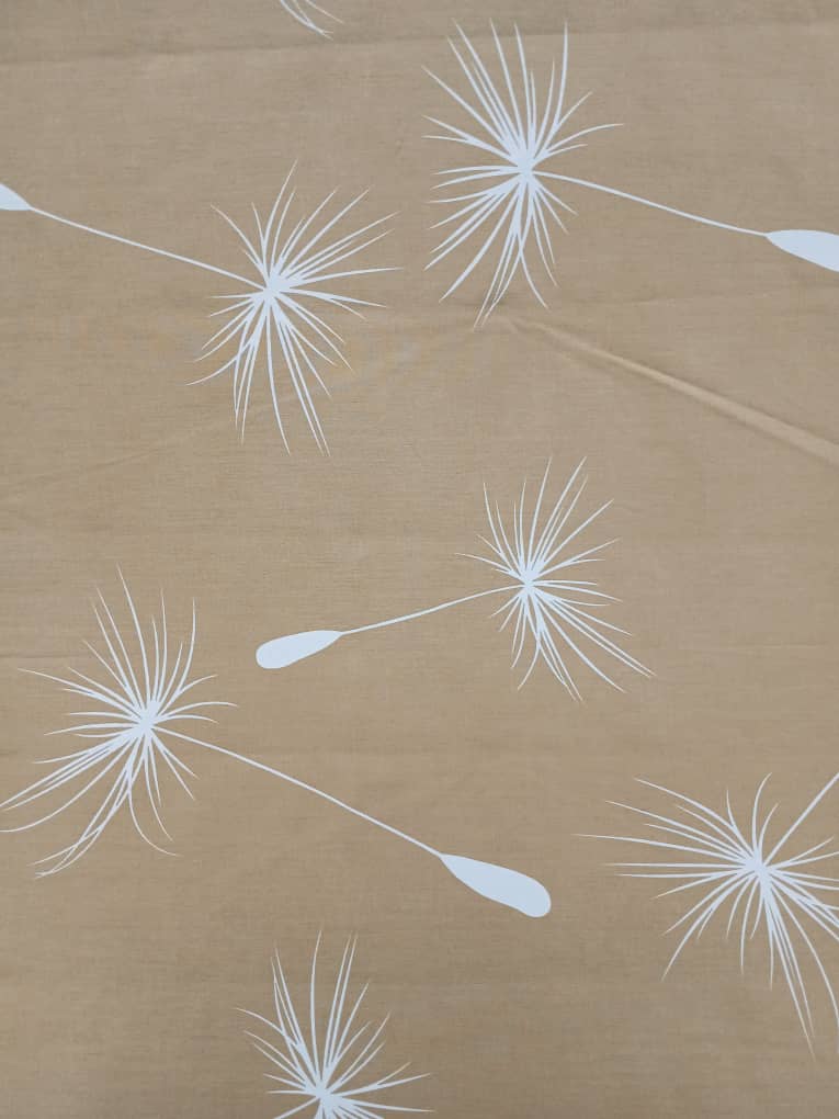 پارچه ملحفه ای طرح قاصدک 1 رویه