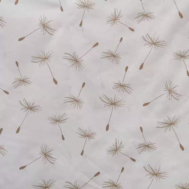 پارچه ملحفه ای طرح قاصدک 1 زیره