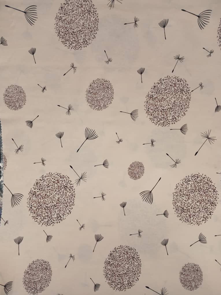 پارچه ملحفه ای طرح قاصدک 2 زیره