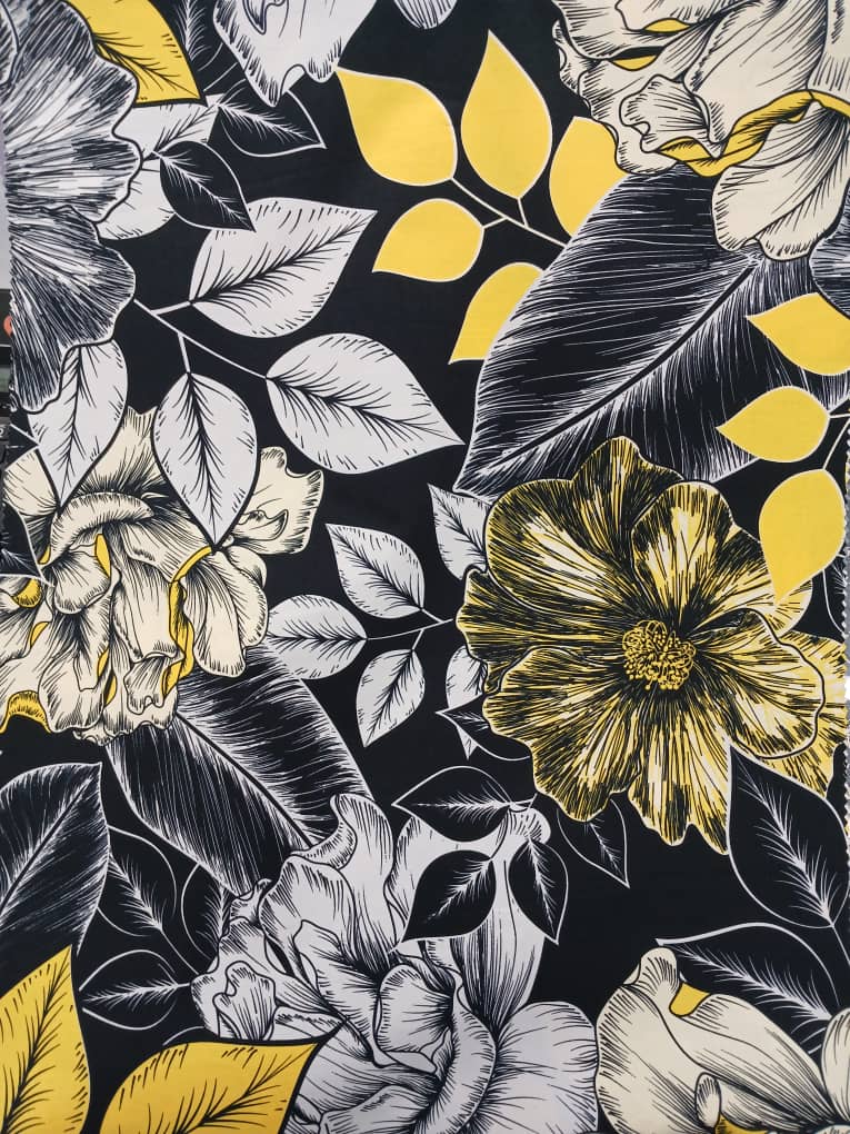 پارچه ملحفه ای طرح مگنولیا رویه