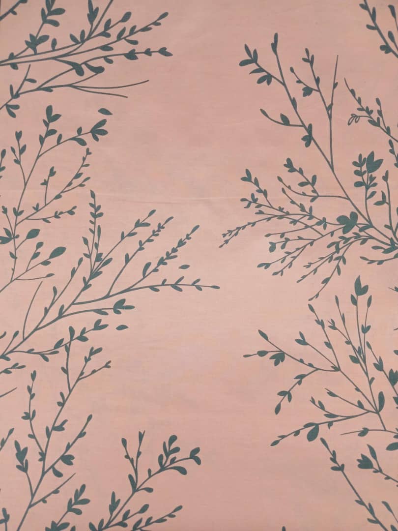 پارچه ملحفه ای طرح شاخه رویه