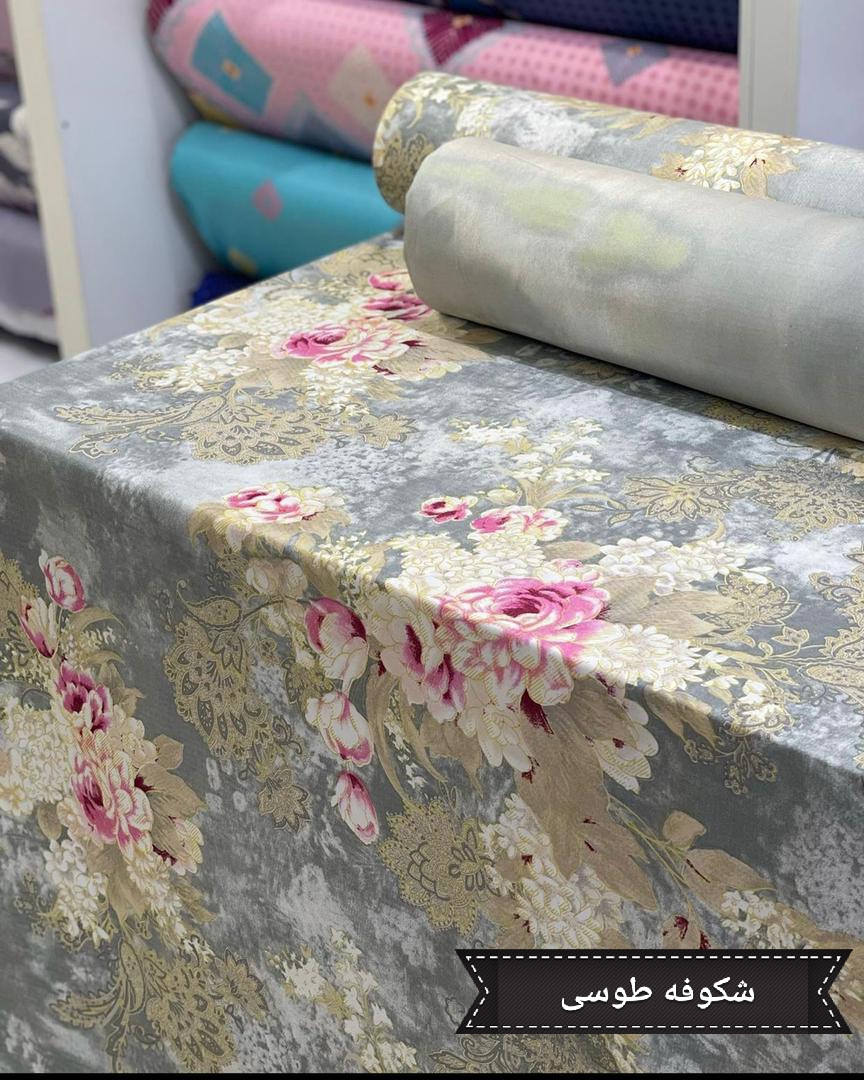 پارچه ملحفه ای طرح شکوفه
