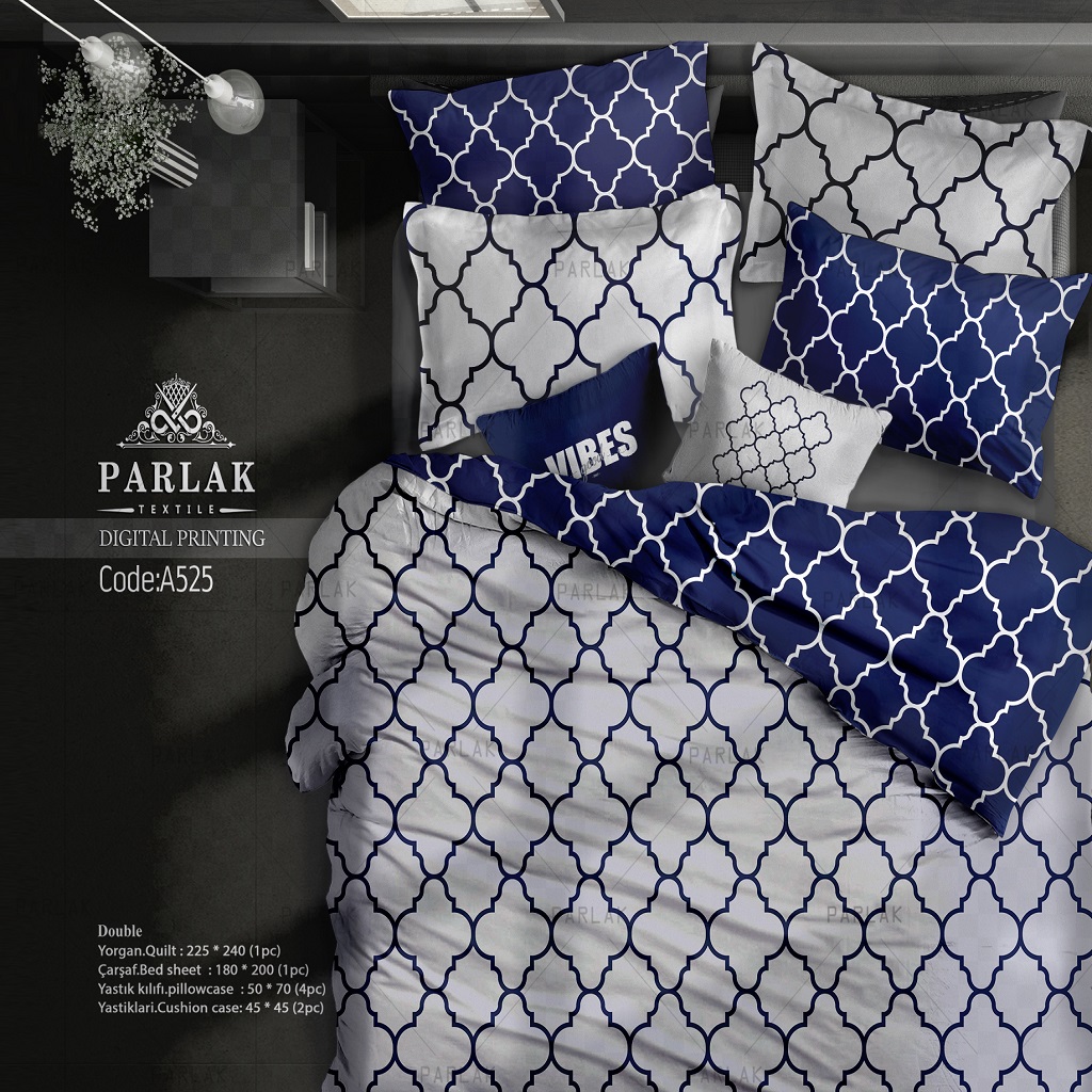 روتختی (دورو چاپ) دونفره پارلاک A525