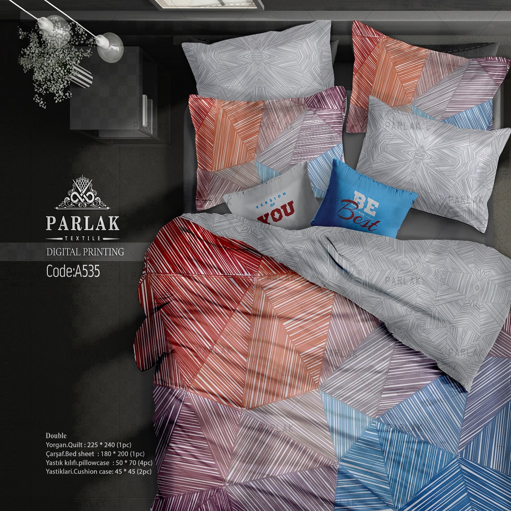 روتختی (دورو چاپ) دونفره پارلاک A535