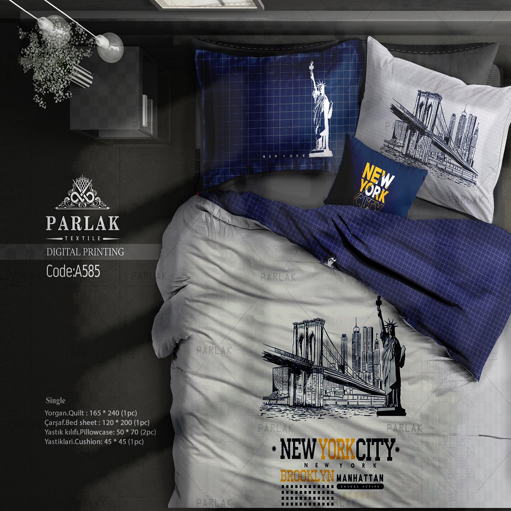 روتختی (دورو چاپ) یک نفره پارلاک A585