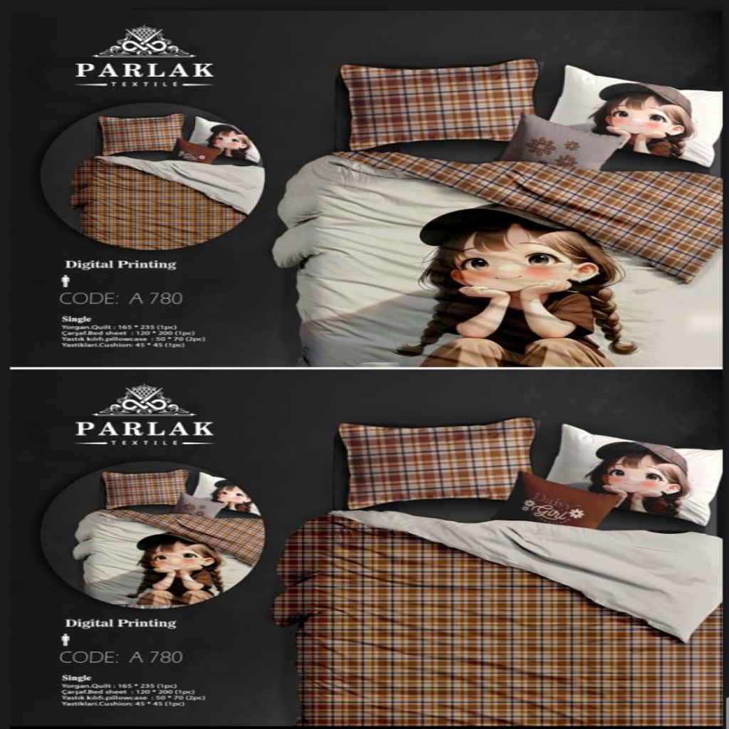 روتختی (دورو چاپ) یک نفره پارلاک  A 780