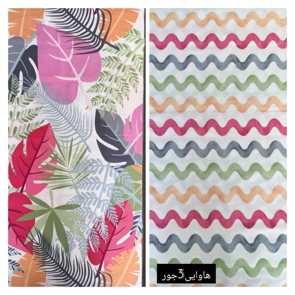 پارچه ملحفه ای فیلور طرح هاوایی 3