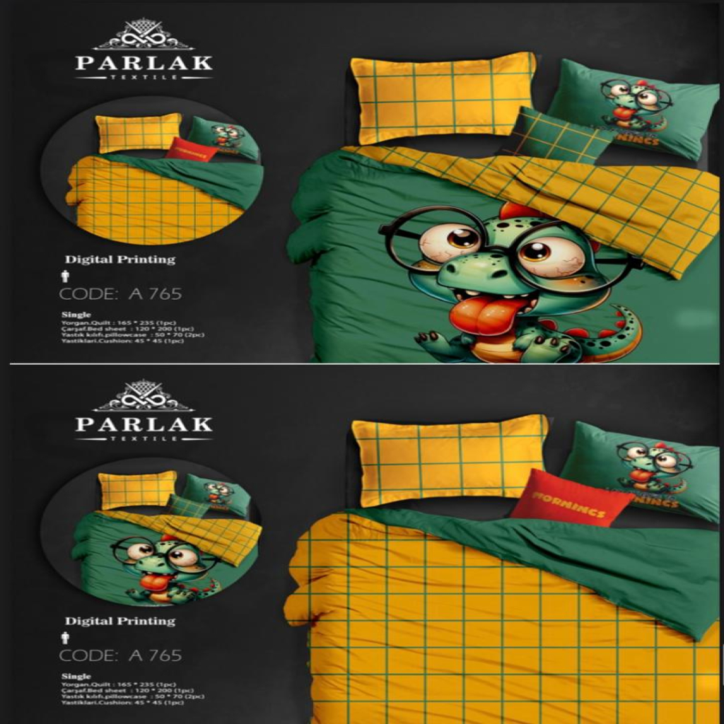 روتختی (دورو چاپ) یک نفره پارلاک  A 765