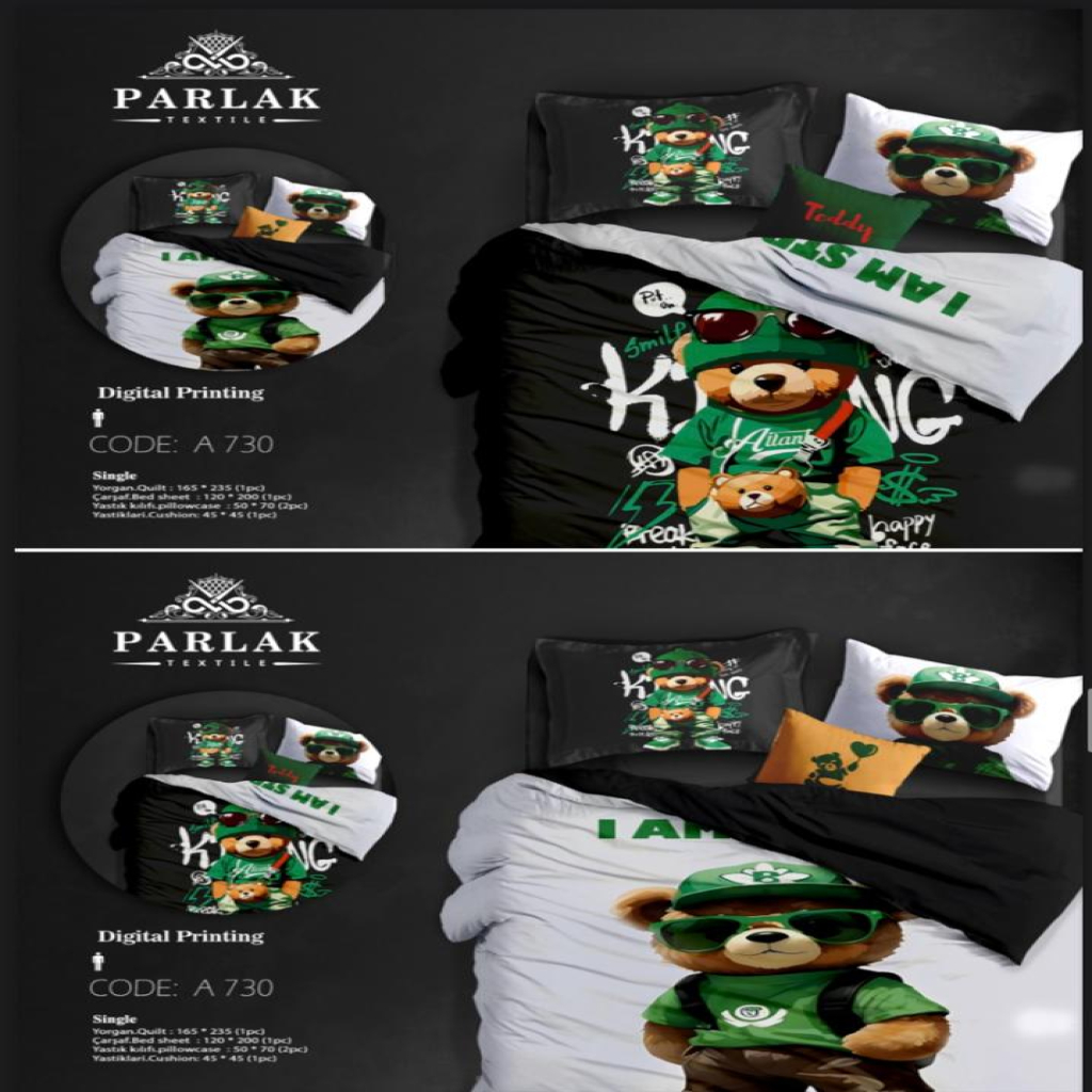 روتختی (دورو چاپ) یک نفره پارلاک  A 730