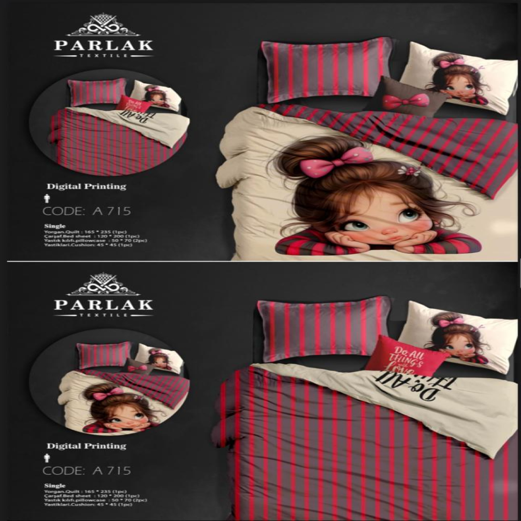 روتختی (دورو چاپ) یک نفره پارلاک  A 715