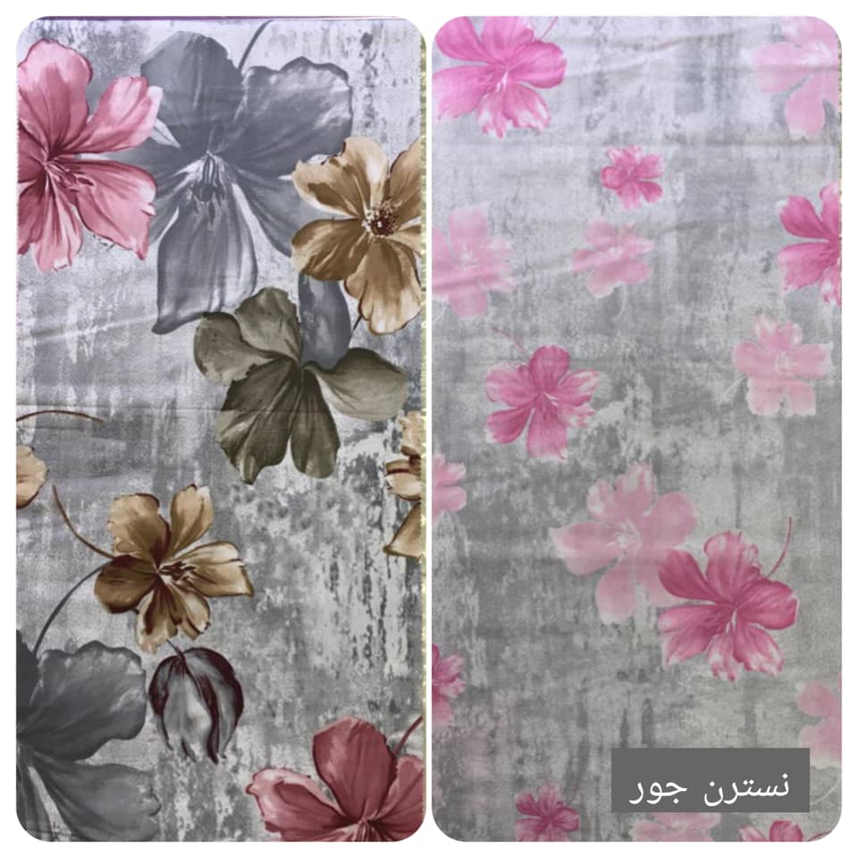 پارچه ملحفه ای فیلور طرح نسترن