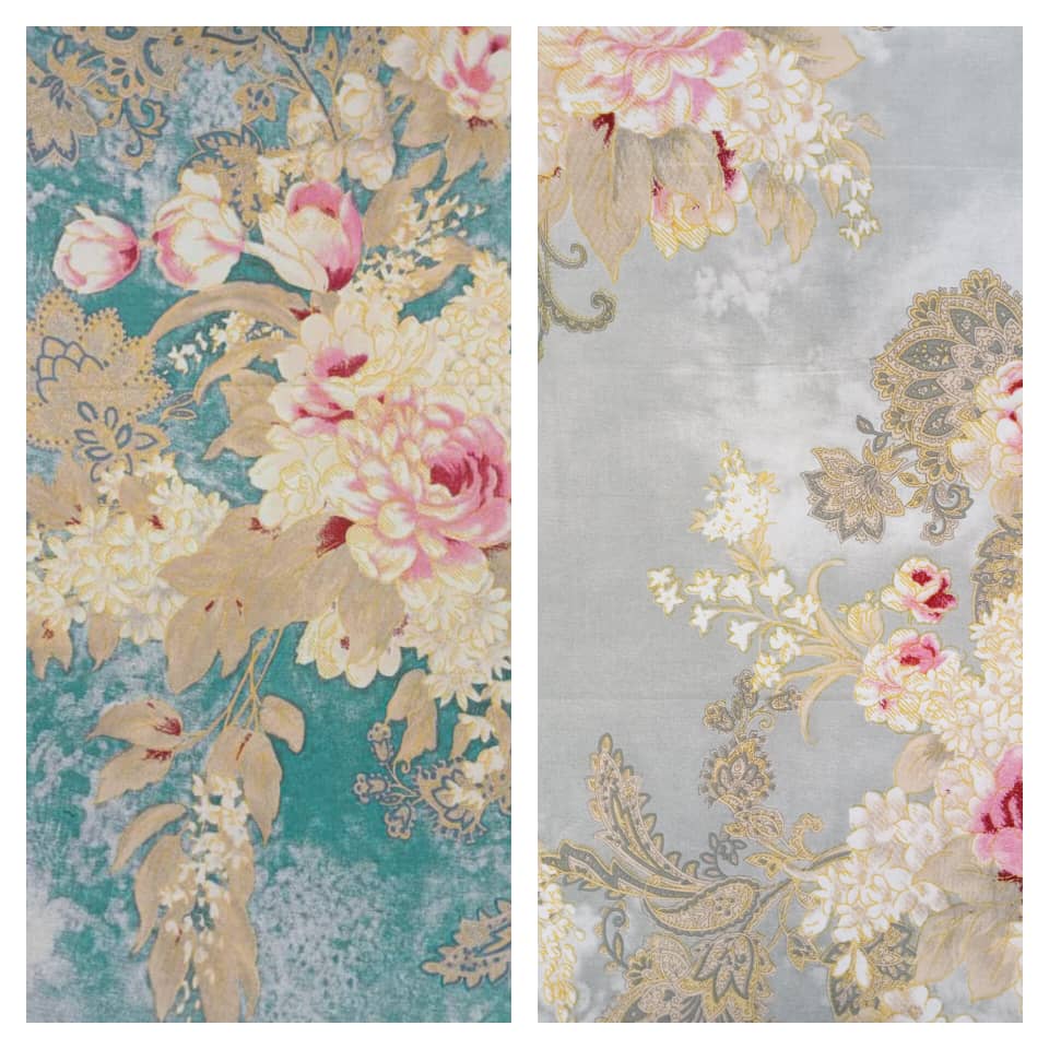 پارچه ملحفه ای فیلور طرح شکوفه