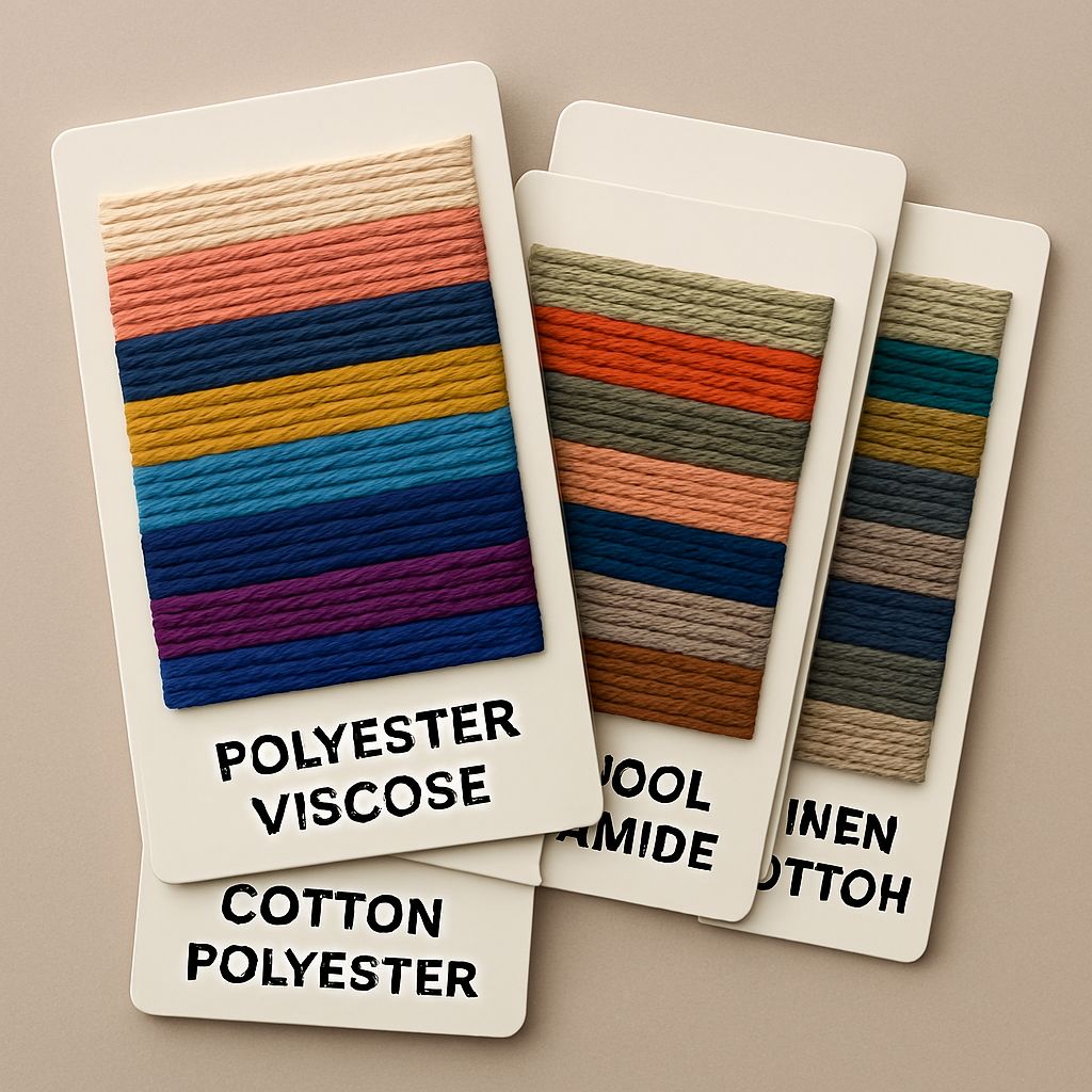 رنگرزی انواع نخ های ترکیبی