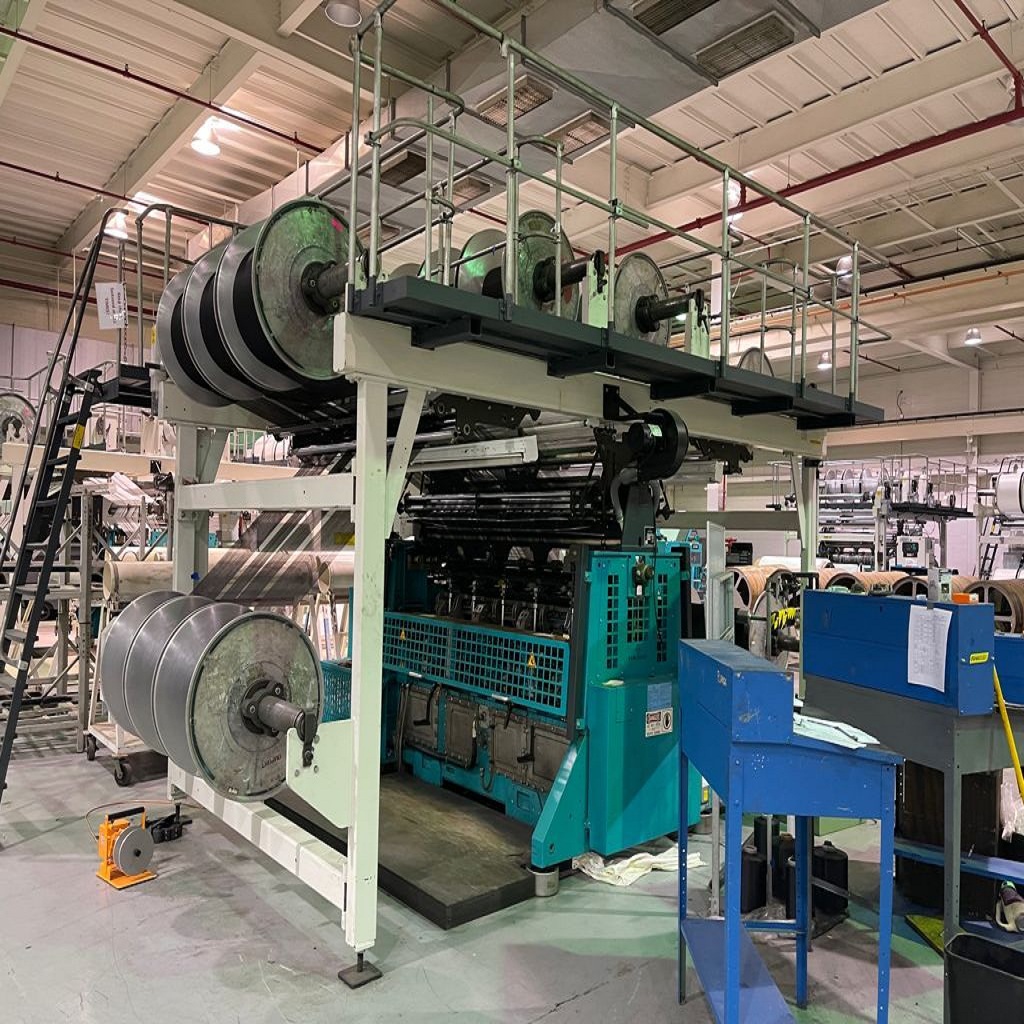 دستگاه بافندگی کارل مایر به انضمام سیستم چله پیچی