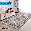 روفرشی کشدار مخمل شانل طرح فرش کد 414