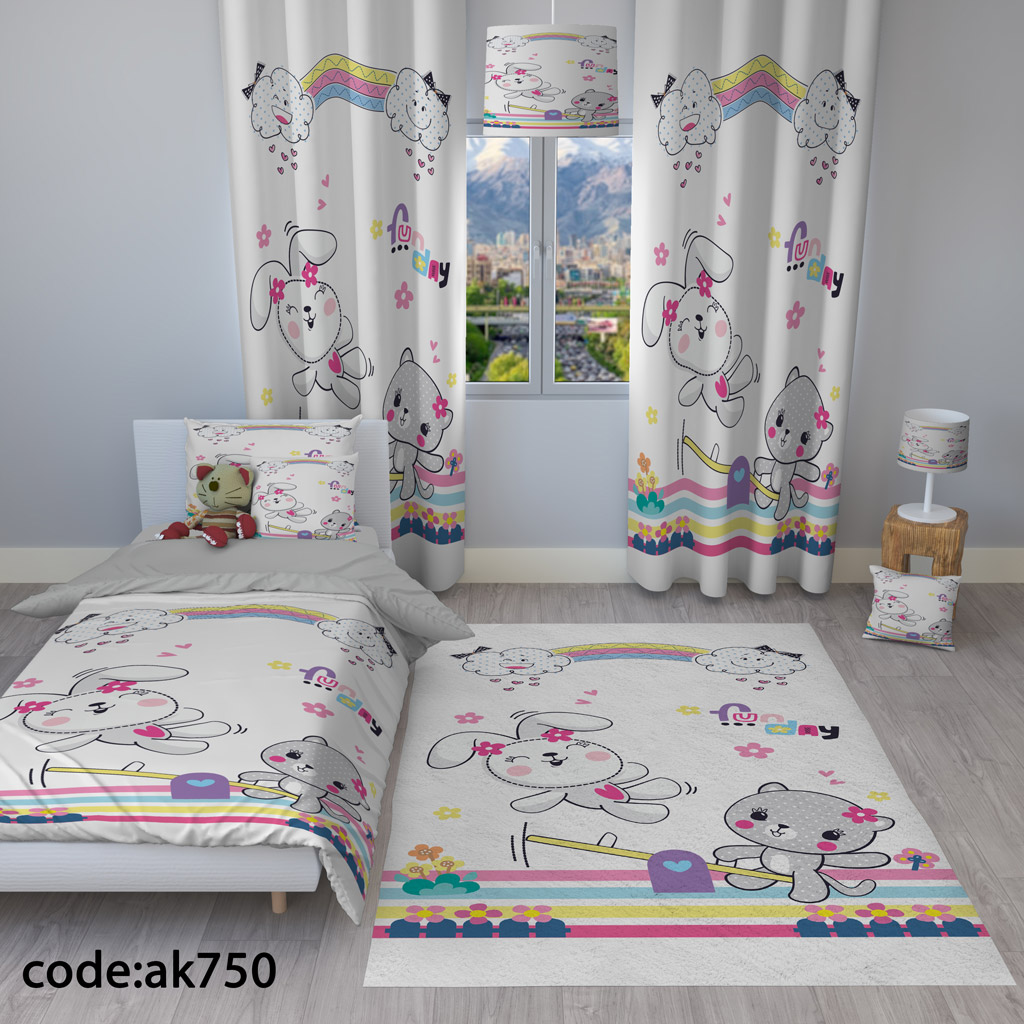 ست کامل اتاق کودک کد ak750