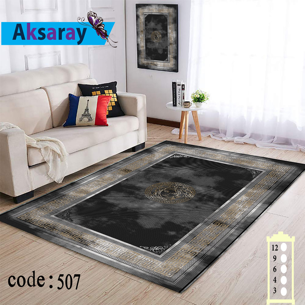 روفرشی کشدار مخمل شانل تراکم بالاطرح وینتیجی  کد 507