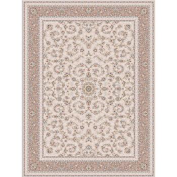 فرش ماشینی 1200 شانه دستباف گونه گل برجسته طرح آیدا