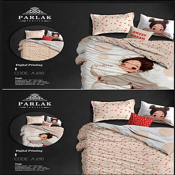 روتختی (دورو چاپ) یک نفره پارلاک  A 690