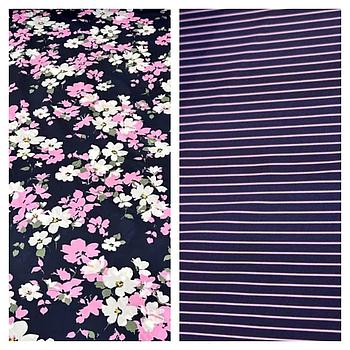 پارچه ملحفه ای فیلور طرح نیلوفر