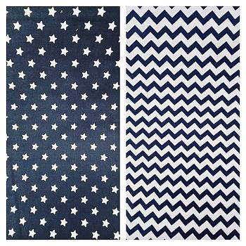 پارچه ملحفه ای فیلور طرح ستاره-زیکزاک